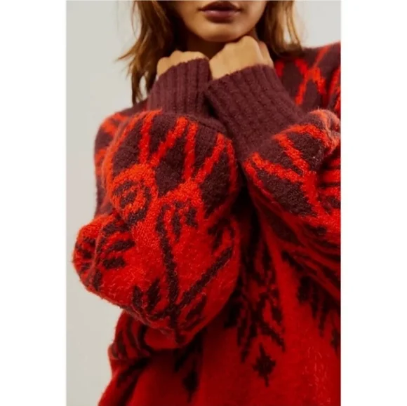 NWOT Free People Fireside Tunic Sweater Size Large - Picture 4 of 8